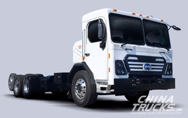 BYD Unveils Class 8 Battery-Electric Refuse Truck at 2017 ACT Expo
