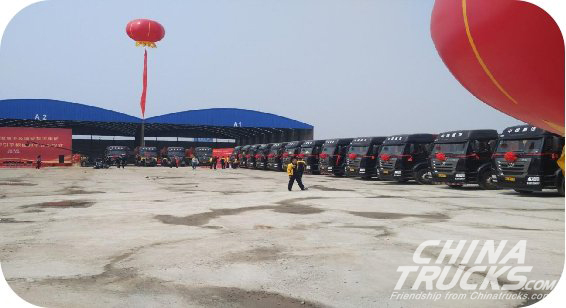 50 Sinotruck Hohan Dumpers Delivered to Aid Tianjin Port Construction