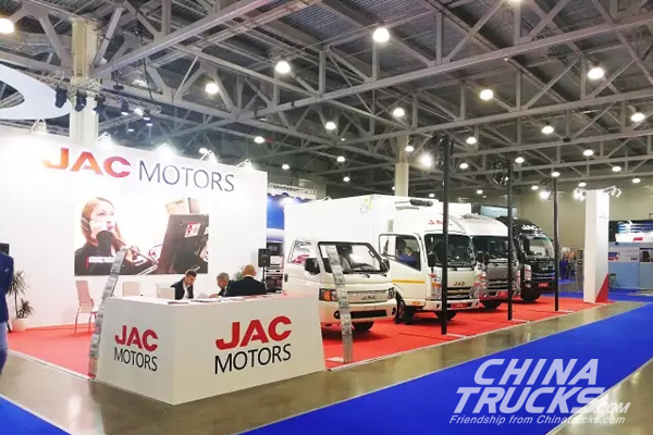 JAC Put Four Light-duty Trucks on Display at Russia International Commercial Veh