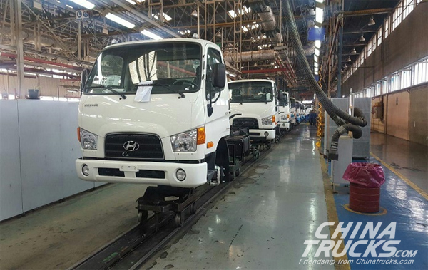 Iran Khodro Diesel Launches Hyundai Trucks’ Assembly Line
