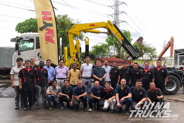 Technical Hyva Crane training in Malaysia