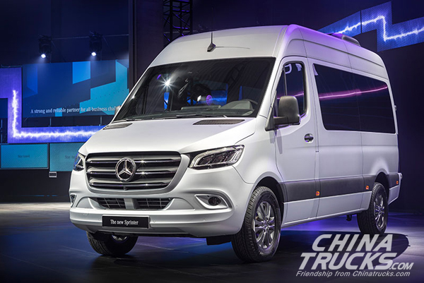 Mercedes Introduces 2019 Sprinter Commercial Van in Germany