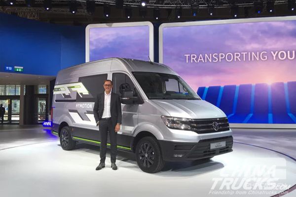 IAA 2018: VW Unveils Hydrogen-powered Crafter HyMotion Van Concept 