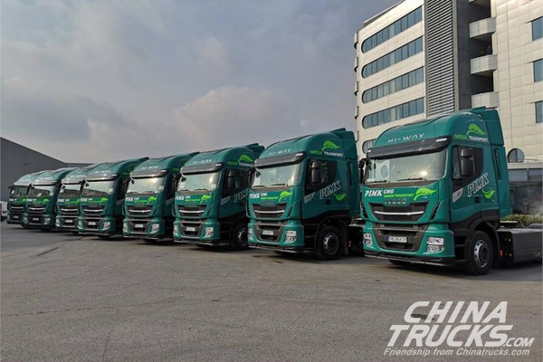 50 New CNG-Powered IVECO STRALIS NP trucks Delivered to PIMK Ltd, Bulgaria