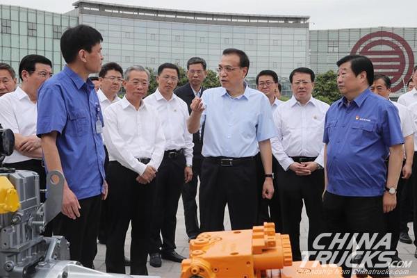 Premier Li Pays a Visit to Weichai Group