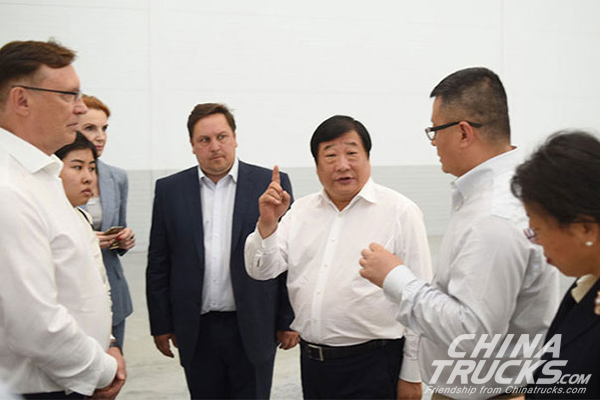Tan Xuguang: Weichai-Kamaz Joint Venture New Factory to Go into Operation
