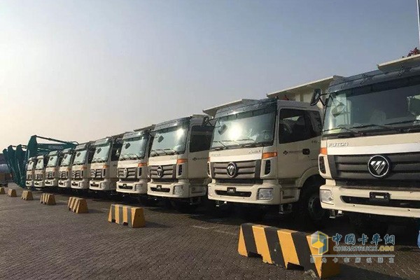 145 Units Foton Heavy-duty Trucks Assist Infrastructure Construction in Guinea