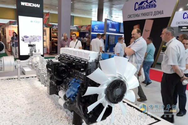 Weichai Brought Products on Display in China-Belarus Industrial Park