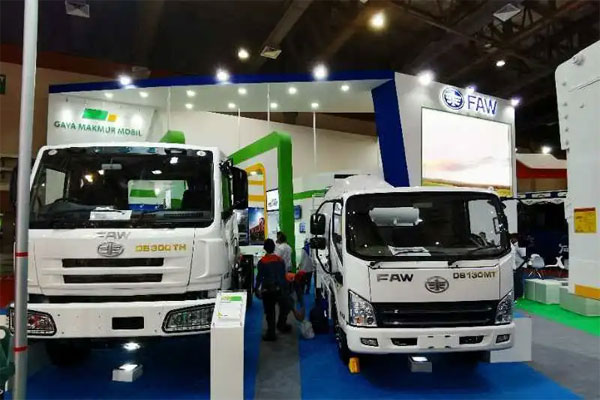 FAW Trucks Showcased at Indonesia Auto Show