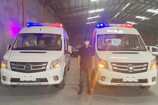 Foton TOANO Ambulances Arrive in Philippines to Help Fight COVID-19