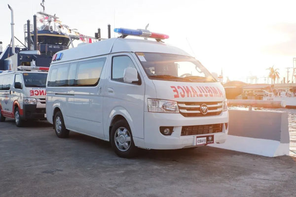 Foton TOANO Ambulances Arrive in Philippines to Help Fight COVID-19