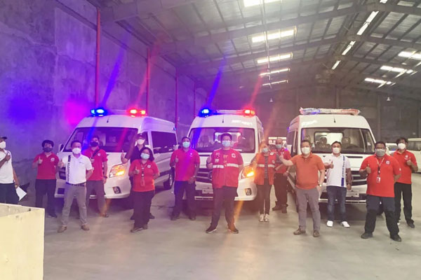 Foton TOANO Ambulances Arrive in Philippines to Help Fight COVID-19