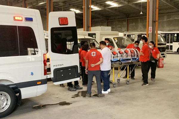 Foton TOANO Ambulances Arrive in Philippines to Help Fight COVID-19