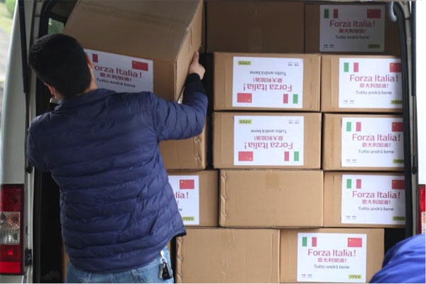 ZOOMLION Donates 50,000 Masks to Italy to Return Kindness