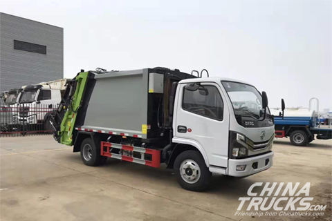 Chengli CLW5070ZYSD6 Compress Garbage Truck(Dongfeng Duolika 5 Cubic Meter)+Yunn