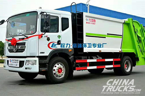 Chengli CLW5181ZYS6 Compress Garbage Truck(Donfeng D9 12 Cubic Meter)
