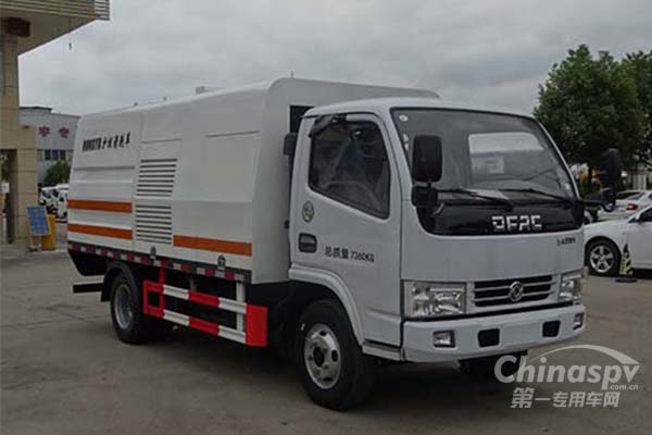 Dongfeng Duolika 4 Cubic Meters Guardrail Cleaning Truck with National VI Emissi
