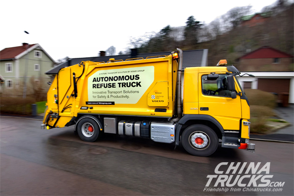 Volvo Introduces Autonomous Garbage Truck