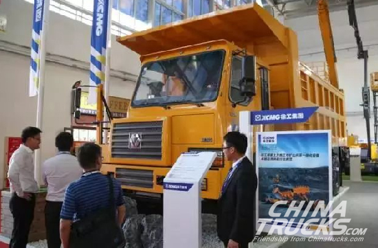 XCMG’s Mining Trucks Shining at the BICES 2017