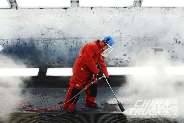 WOMA High-pressure Water Cleaner with an Allison Transmission Offers More Power