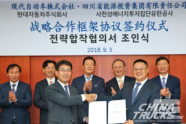 Hyundai Motor Agrees New Truck Partnership with Sichuan Energy in China