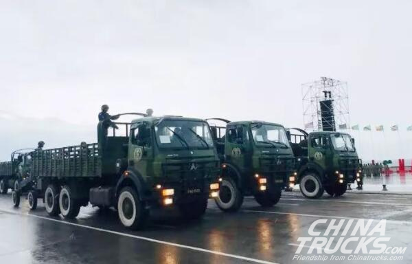 39 Beiben Trucks Attended Equatorial Guinea’s 50th Independence Anniversary