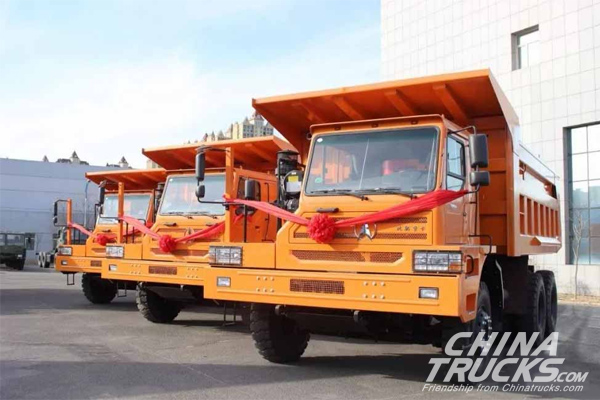20 Units Beiben Trucks Delivered to Congo for Operation