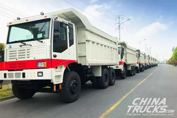 60 Units Mine Dumping Trucks with Weichai Engines Start Operation in Guinea