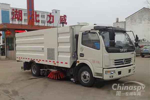 Dongfeng Kaipute 170hp 9 Cubic Meters Cleaning Sweeper with National VI Emission