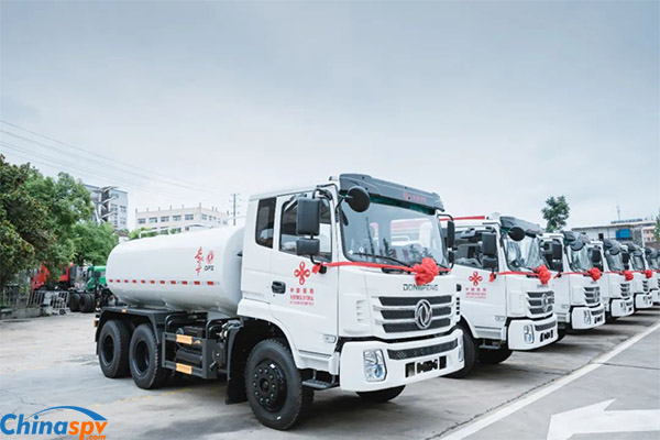 Dongfeng Jincheng special purpose vehicles exported to Latin America
