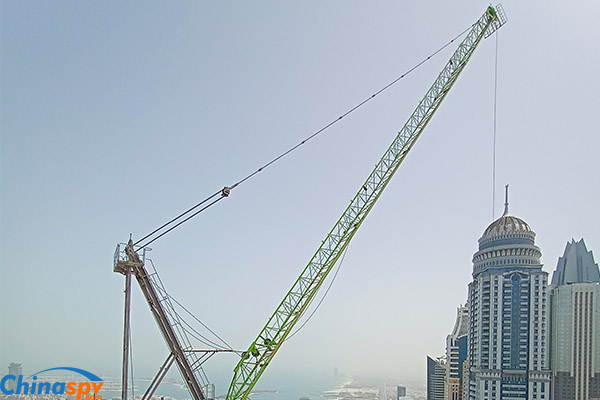 Zoomlion tower crane assists construction of world's tallest building