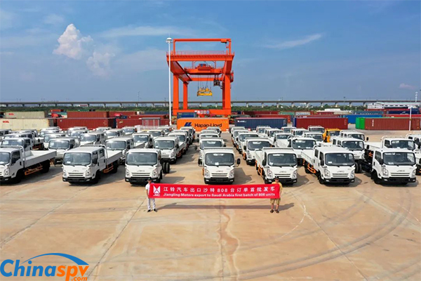 JMC exported 808 units commercial vehicles to Saudi Arabia