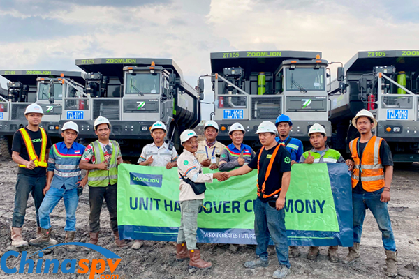 Zoomlion mining machinery supports customer in Sumatra