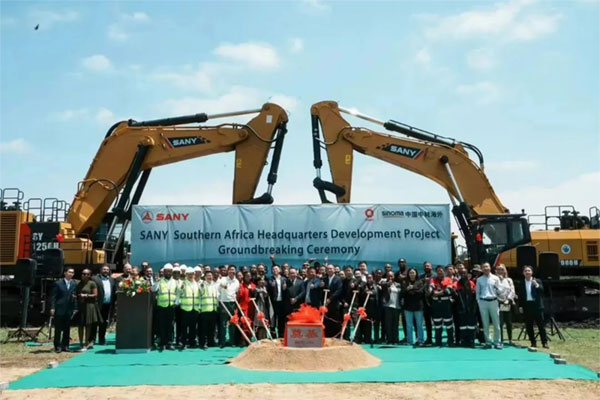 Sany Broke Ground on Its Southern Africa Headquarters Devt. Project