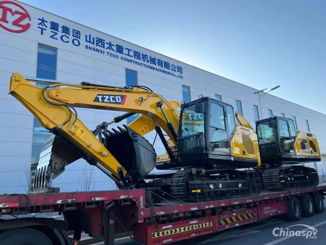 The Shipment Volume of Taizhong Hydraulic Excavators Recorded High in January 