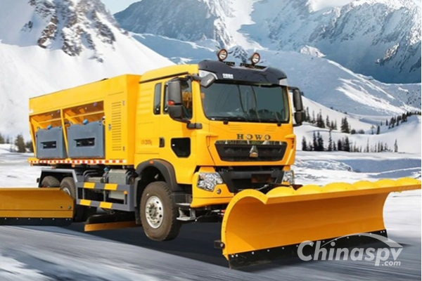 HOWO TX Snow Sweeper, Ensure Road Safety in Snowy Days
