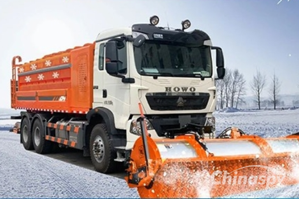 HOWO TX Snow Sweeper, Ensure Road Safety in Snowy Days