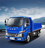 JAC Junling G3 blue brand dump truck carries buff, loading more stable