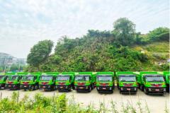 SAIC Hongyan Jieshi C6 dump truck Rides on the plateau