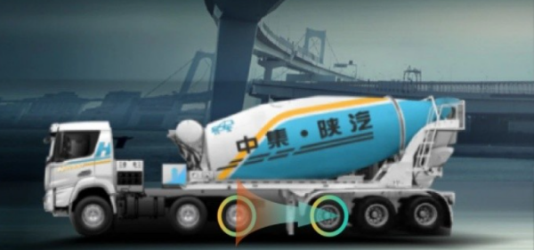 CIMC-SHACMAN H6000 Hybrid-Powered Mixer Truck for Large Construction Sites