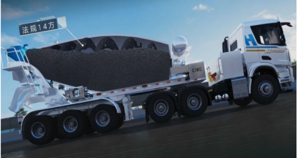CIMC-SHACMAN H6000 Hybrid-Powered Mixer Truck for Large Construction Sites