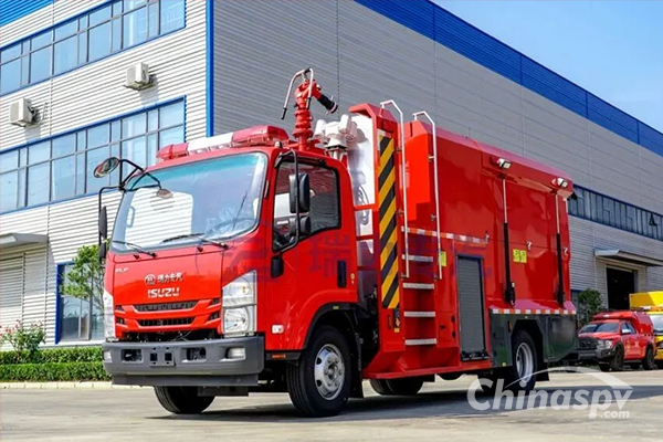 Ruilixing Isuzu Compressed Air Foam Fire Engine
