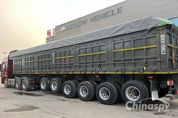 Benchi Side-Tilting Dump Semi-Trailer