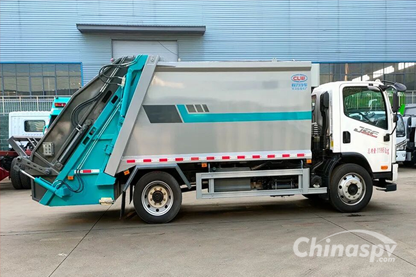 Liberate J6F 10-cubic-meter Compressed Garbage Truck