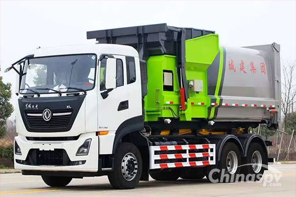 Dongfeng Tianlong Articulated Garbage Truck