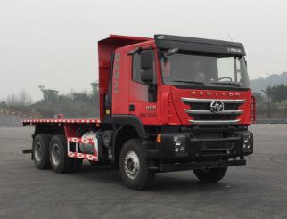 SAIC Iveco Hongyan CQ3256HTVG384B Flat Dump Truck